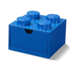 Contenitore lego brick 4 cassetto piccolo blu [40201731]