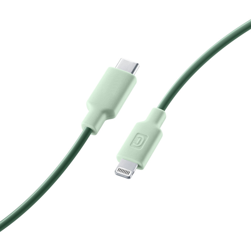 Cavo di ricarica cellularline stylecolore da usb-c a lightning