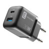 Alimentatore da rete cellularline multipower micro usb-c 30w/nero