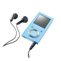 Lettore video mp3 intenso bluetooth 16gb blu [3717474]
