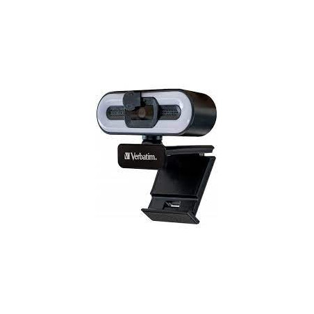 Webcam verbatim awc-02 full hd 1080p autof +microfono+light [49579]