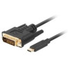 Cavo usb lanberg ca-cmdv-10cu-0018-bk tipo-c