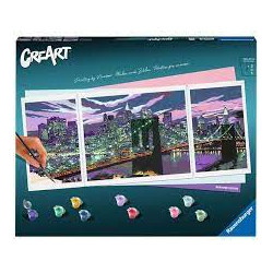Gioco creativo ravensburger creart - orizzonte di new york [23551]