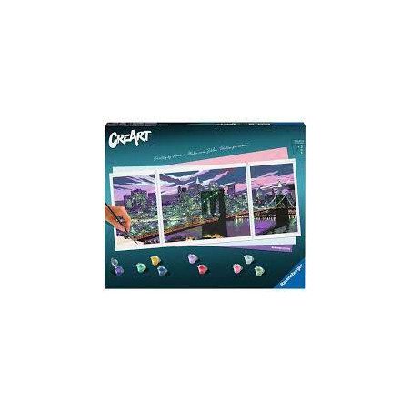 Gioco creativo ravensburger creart - orizzonte di new york [23551]