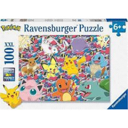 Puzzle ravensburger pokemon - pronti alla battaglia! 100pz [13338]