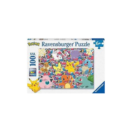 Puzzle ravensburger pokemon - pronti alla battaglia! 100pz [13338]
