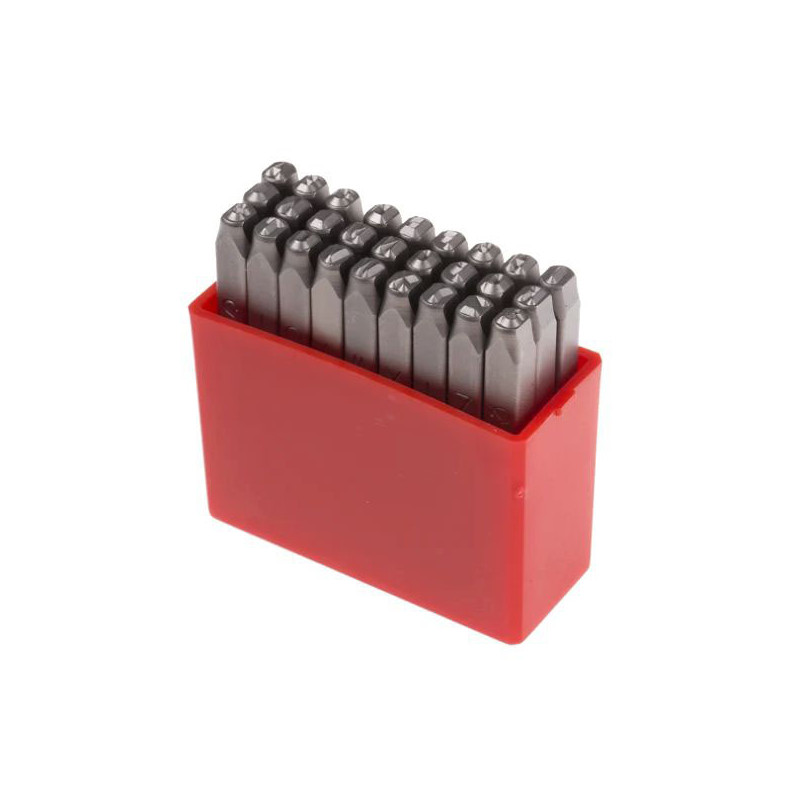Punzoni lettere krino in acciaio 10mm 27pz [65015112]