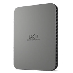 Hard disk esterno 2,5 2tb lacie mobile per esterno 5000mbit/s/grigio