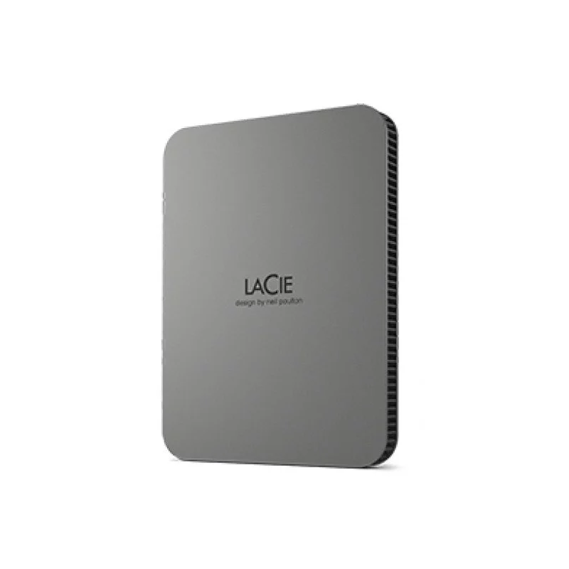 Hard disk esterno 2,5 2tb lacie mobile per esterno 5000mbit/s/grigio