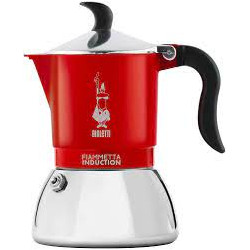 Caffettiera bialetti fiammetta induction 100ml rosso/nero [0007144]