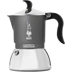 Caffettiera bialetti fiammetta induction 100ml nero/argento [0007147]