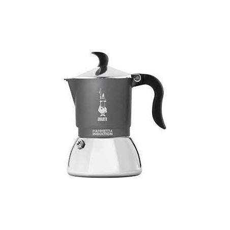 Caffettiera bialetti fiammetta induction 100ml nero/argento [0007147]