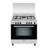 Cucina a gas glem gas a855gi classe a acciaio inossidabile [a855gi]