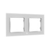 Telaio intrruttore shelly wall frame 2 da parete 10x80x150mm bianco