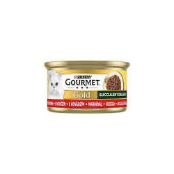 Cibo umido per gatti purina gourmet gold succulent delights manzo