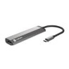 Hub natec port fowler go 2xusb-c pd 3.0 argento [ainata000000006]
