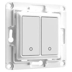 Pulsante shel wall switch 2 bianco [206437]