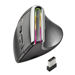 Mouse ngs evo karma wireless destro rf senza fili/bluetooth ottico