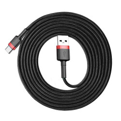 Cavo usb baseus usb-c 480mbps 3m rosso [catklf-u09]