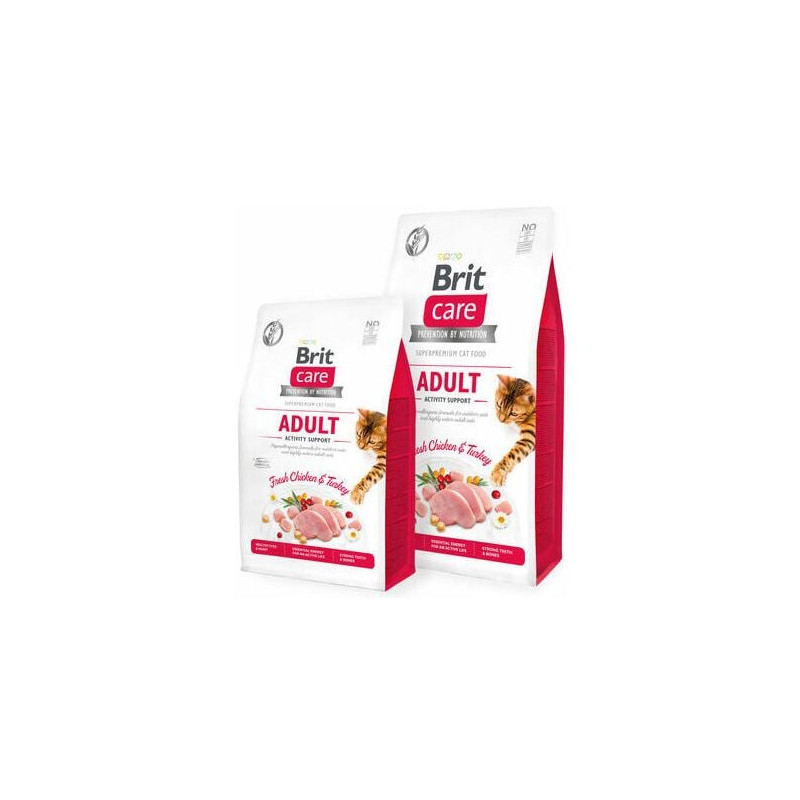 Mangime brit care grain-free adult activity support pollo fresco