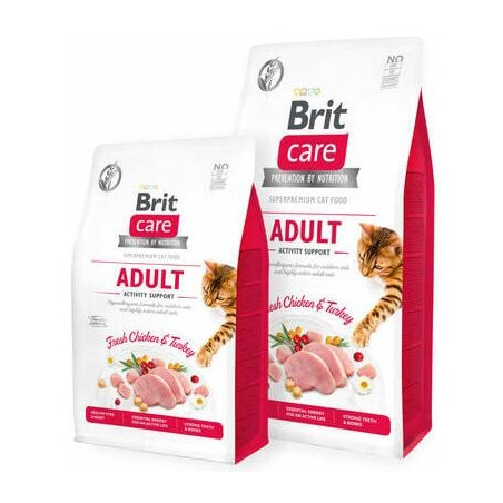 Mangime brit care grain-free adult activity support pollo fresco