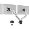 Supporto monitor durable select plus da tavolo a 2 vie girevole regolabile
