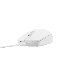 Mouse natec ruff 2 cablato optical 1000 dpi bianco [nmy-1988]