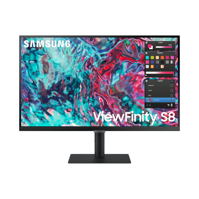 Monitor led 27" samsung ls27b800tguxen 4k ultra hd 3840x2160p/5ms/classe