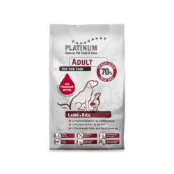 Cibo secco per cani platinum adult agnello + riso 1.5kg