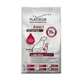Cibo secco per cani platinum adult agnello + riso 15kg