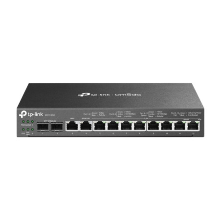 Switch tp-link omada gigabit ethernet vpn con poe+ 3in1 nero