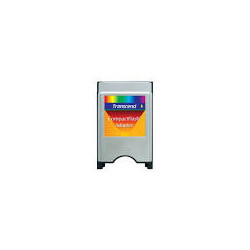 Addattatore scheda cf transcend compactflash pcmcia grigio/nero [ts0mcf2pc]