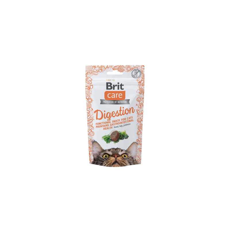 Mangime brit care cat snack digestion - snack per gatti con finocchio