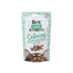 Mangime brit care cat snack calming - snack per gatti con erba