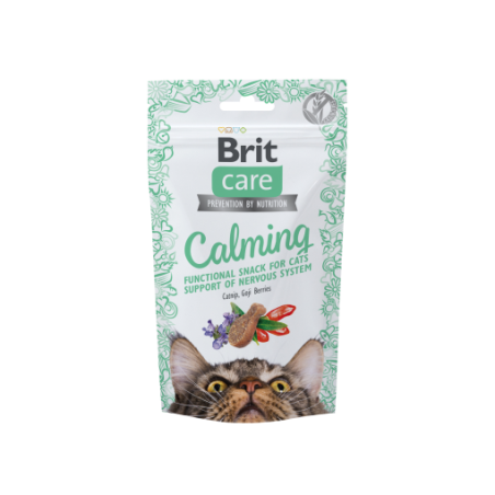 Mangime brit care cat snack calming - snack per gatti con erba