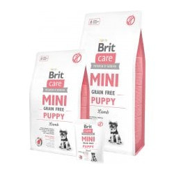 Cibo secco brit care mini grain-free hypoallergenic agnello per