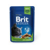 Cibo umido brit premium pollo sterilizzato per gatti 100gr