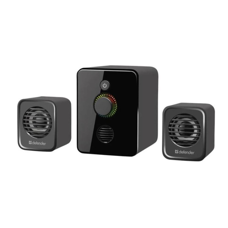 Altoparlanti defender v12 per computer 2.1 11w nero [ugdfdk000000008]