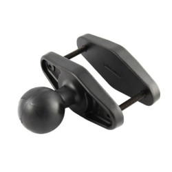 Base con morsetto zebra per montante quadrato ram 4" nero [ram-d-247u-4]