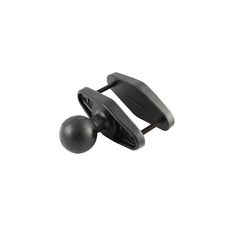 Base con morsetto zebra per montante quadrato ram 4" nero [ram-d-247u-4]