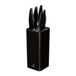 Set di coltelli smile sns-6 con ceppo 6pz nero [5903151023308]