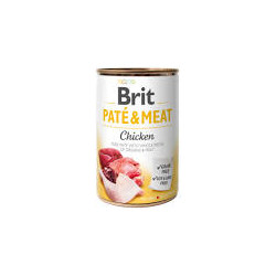 Cibo umido brit pate' e carne con pollo per cani adulti 800gr