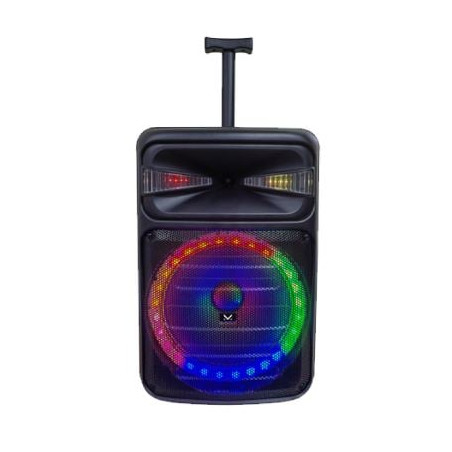 Altoparlante majestic fire t5 bluetooth con luci led nero [116105bk]