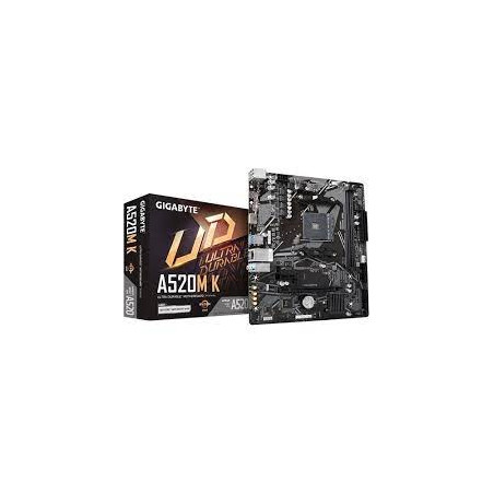 Scheda madre gigabyte a520m-k amd am4 ddr4 micro atx [a520m k