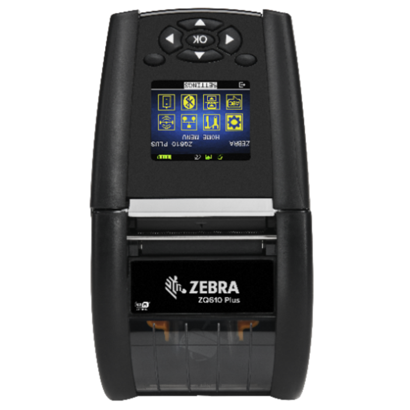 Stampante per etichette zebra zq610 plus td 203dpi nero [zq61-auwae14-00]