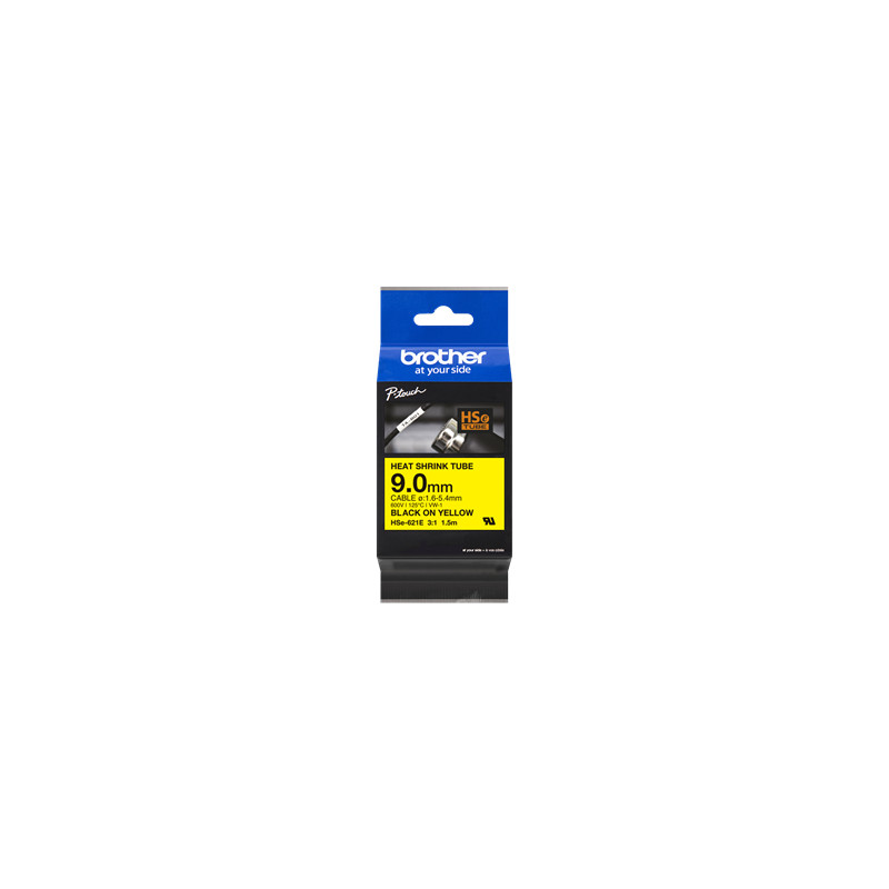 Nastro brother hse621e 9.0mm 1.5m giallo [hse-621e]