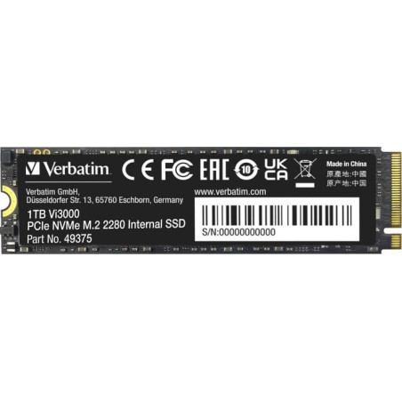 Ssd 1tb verbatim vi3000 pcie nvme m.2 [49375]