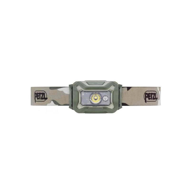 Lampada frontale petzl aria 1 rgb marrone chiaro/verde [e069ba01]