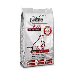 Cibo secco platinum patata di manzo per cani adulti 5kg