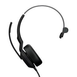 Cuffia jabra evolve2 50 mono monofonico cablato con microfono nero